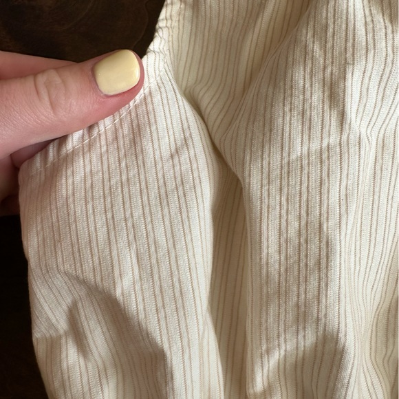 URBAN RENEWAL remnants striped ruffle hem cropped top - Picture 4 of 5